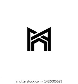 Unique and Creative initial based MM icon logo