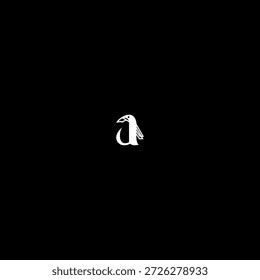 Letra única y creativa Un logo de pájaro