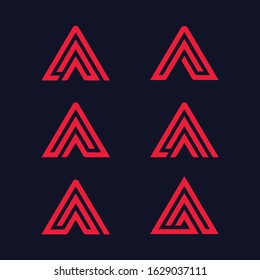Unique & Creative Letter A Logo Collection Templates