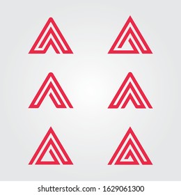 Unique & Creative Letter A Logo Design Collection Templates Vector Eps File