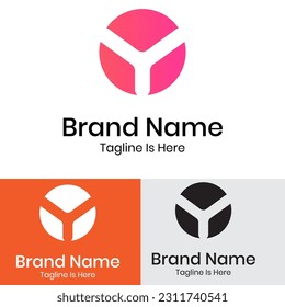 Unique, creative letter oy combination logo concept for your brand company business	