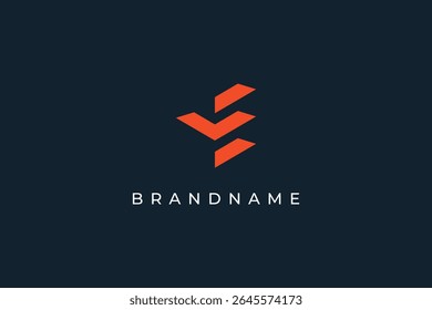 Modelo de vetor de design de logotipo de letra v arro criativo exclusivo.