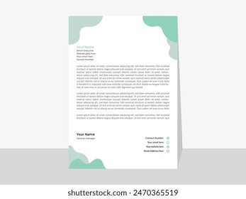 unique and creative letterhead design template