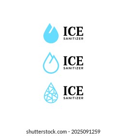 Unique and creative logo about sanitizer and iceberg
EPS 10, Vector.