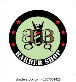UNIQUE AND CREATIVE LOGO BARBER SHOP