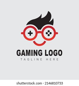 Unique and Creative minimalist Gaming logo design