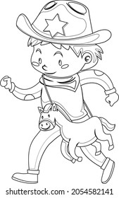 Unique And Creative Pirate Line Art Vector And Coloring Pages