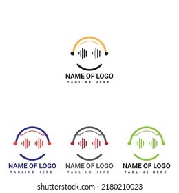 Unique and creative podcast and mic logo templet for your business