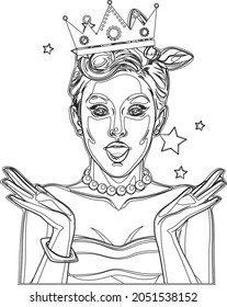 Unique And Creative Princess Coloring Pages