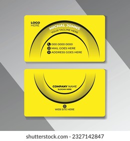 Unique and creative simple business card design