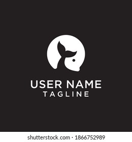 unique, creative, simple dolphin logo concept , logo vector dolphin