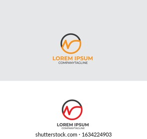 Unique creative simple fashion brands black and white N initial based letter icon logo