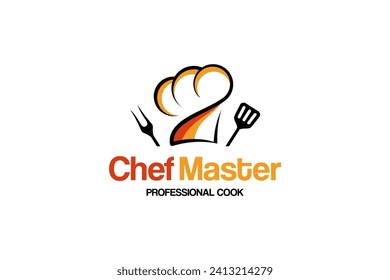 Unique and creative vector chef hat for master chef and restaurant logo designs