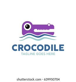 Unique Crocodile Logo Mascot Character