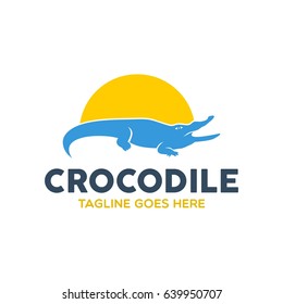 Unique Crocodile Logo Mascot Character