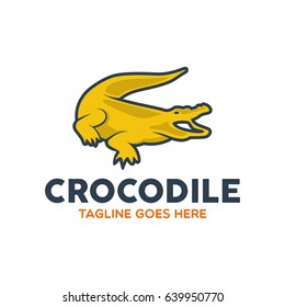 Unique Crocodile Logo Mascot Character