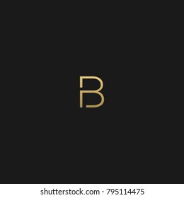 Unique and Custom Minimal Style Initial Based logo