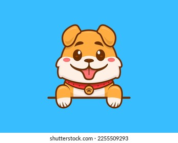 Unique Cute Adorable Puppy Vector