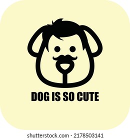 Unique And Cute Dog Design Suitable For Dog Shop Design