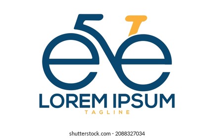 Unique cycle logo Modern and minimalist vector and abstract logo