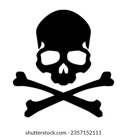 Unique danger skull logo vector for your design materials