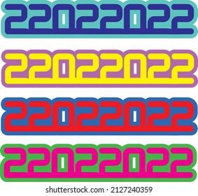 the unique date in 2022 is the 22nd of the month 02 of 2022 (220220022)