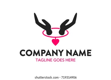 Unique Dating Logo Template