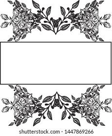 Unique decoration for greeting card, wedding invitation, Isolated on white background. Vector