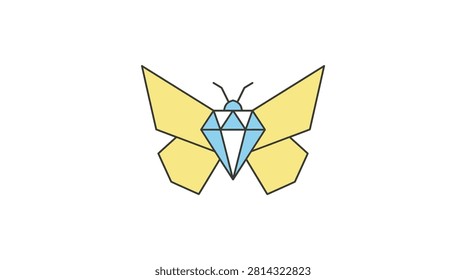 Unique decorative mark combining natural motifs with luxury jewelry aesthetics.