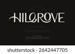 Unique decorative serif font with flowing ligatures and graceful curves. Ideal for luxury branding and creative projects