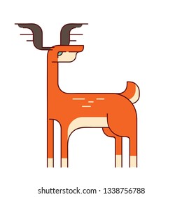 Unique deer vector illustration