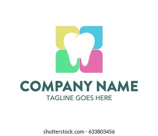Unique Dental Logo Template