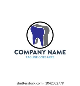 unique dental logo vector illustration. icon. minimalist