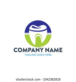 unique dental logo vector illustration. icon. minimalist