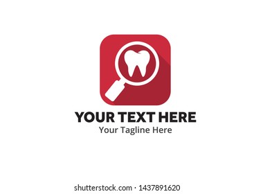 unique dental simple logo creative design in flat style with color . dental logo creative design for dentist identity and community