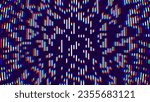 Unique Design Abstract Digital Pixel Noise Glitch Error Screen. Video Damage Overlay Background. Glitched Lines Noise No Signal Effect Design. Vector Illustration. 