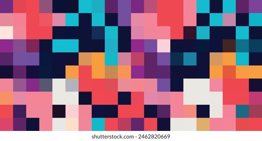 Pantalla de error Abstractas de error de ruido de píxeles digitales de diseño único. Video Daño superpuesto al fondo. Ilustración vectorial.