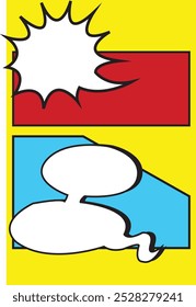 Diseño único para el cómic bagroun para la conversación