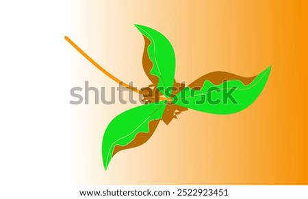 Unique Design concept autumn fallen leaves half dry.