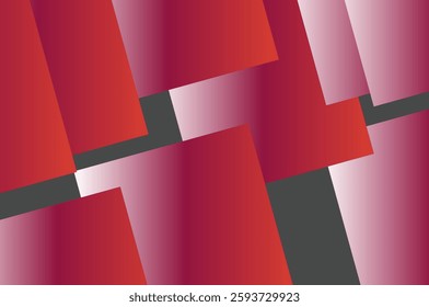 Unique design with geometric elements and beautiful and luxurious bright color gradations.