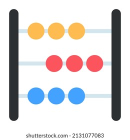 Einzigartiges Design-Symbol des Abacus

