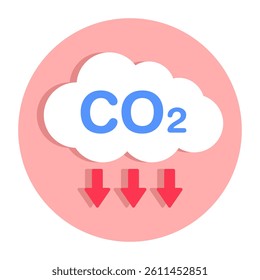 Unique design icon of acidic rain