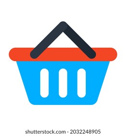 A unique design icon of basket