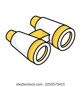 Ein einzigartiges Design-Symbol für Ferngläser 