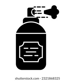 Ein einzigartiges Design-Symbol für Körperspray 