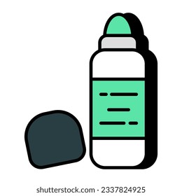 Un icono de diseño único para el pulverizador de cuerpo 