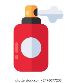 A unique design icon of body spray