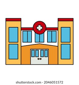 A unique design icon of building 