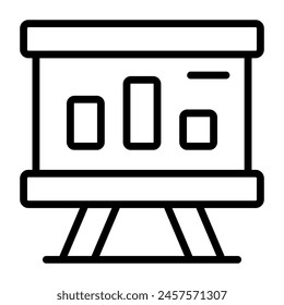 Unique design icon of business presentation 

