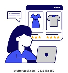 Unique design icon of buy online